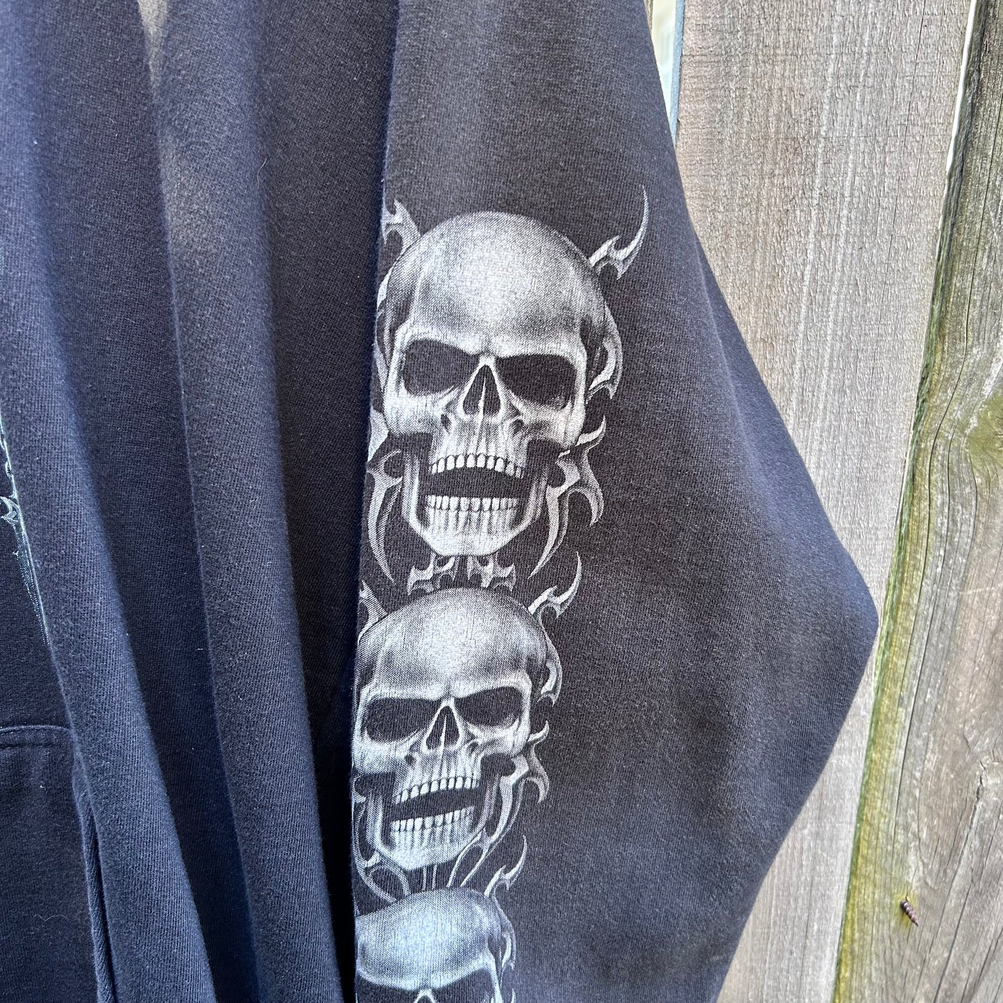 Skull hoodie - Y2K rare