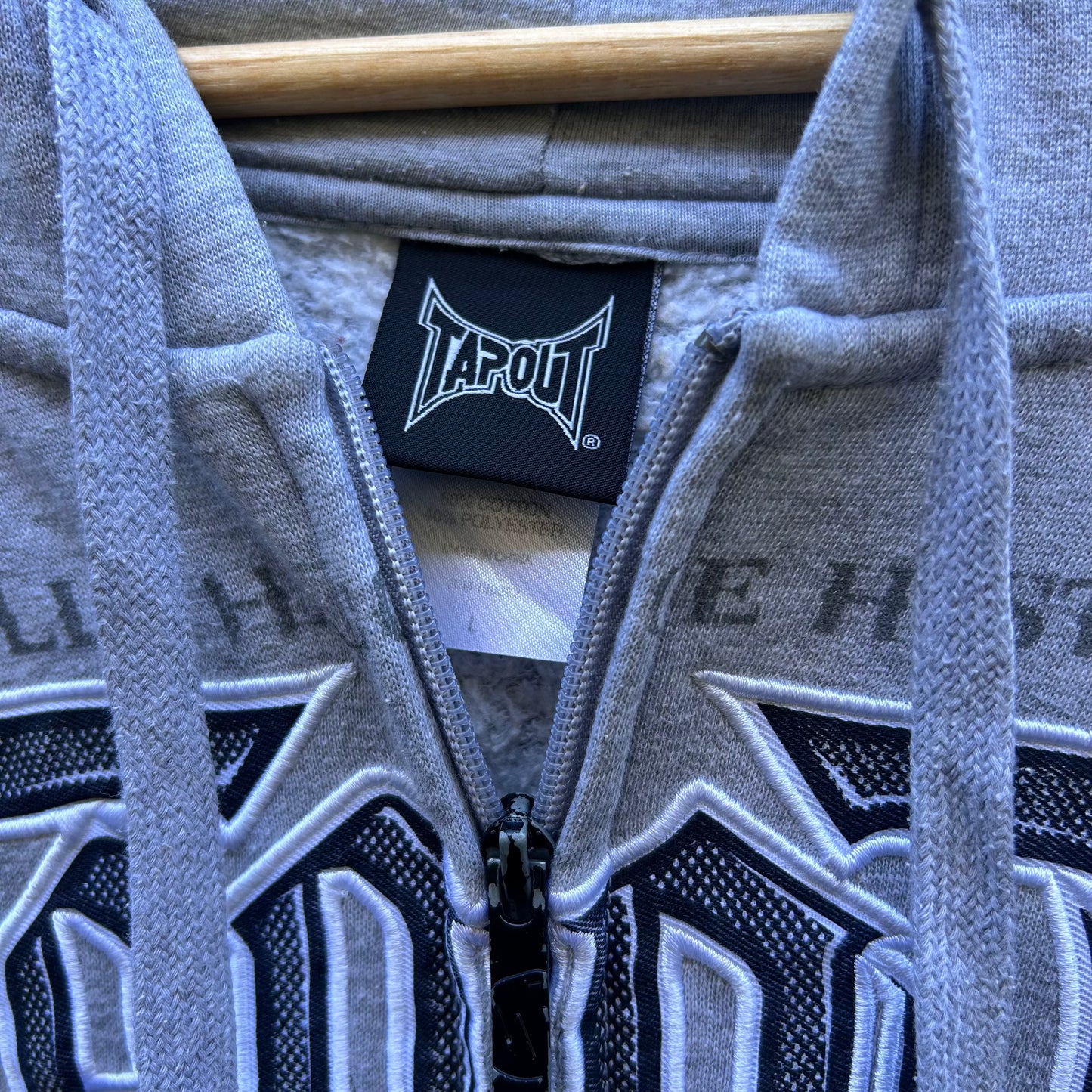 Vintage Tapout zip hoodie