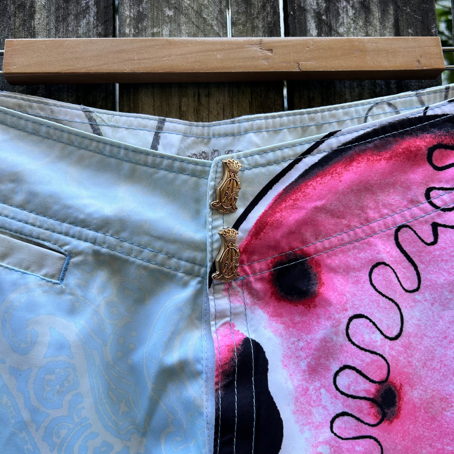 Y2K Christian Audigier boardshorts W33’