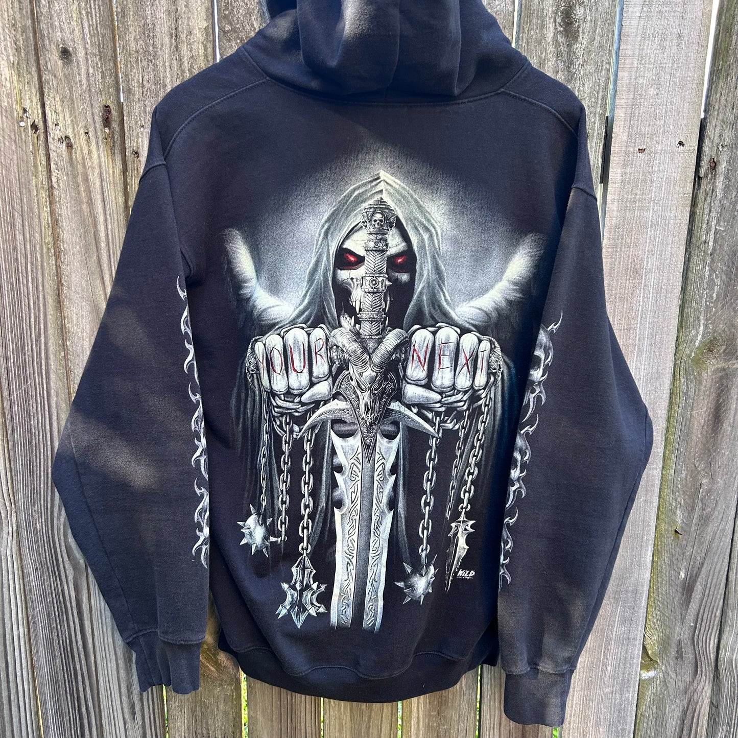 Skull hoodie - Y2K rare