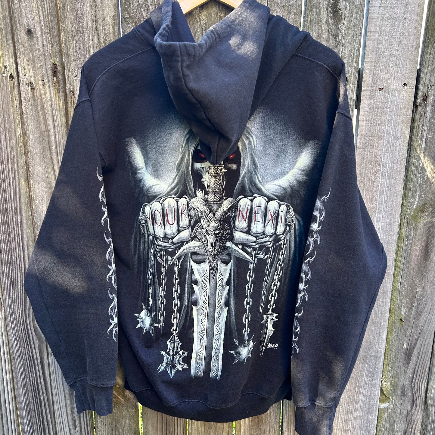 Skull hoodie - Y2K rare