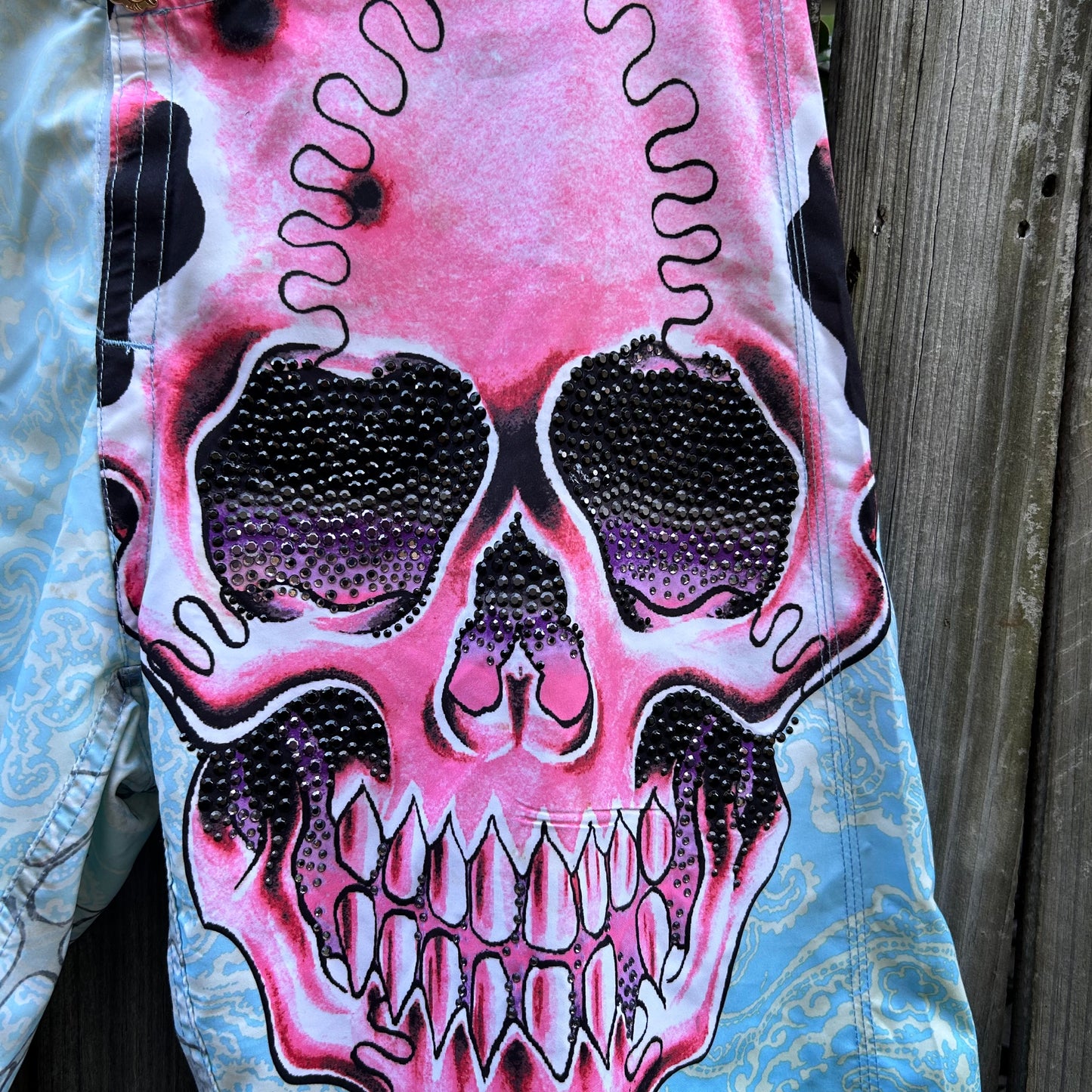Y2K Christian Audigier boardshorts W33’