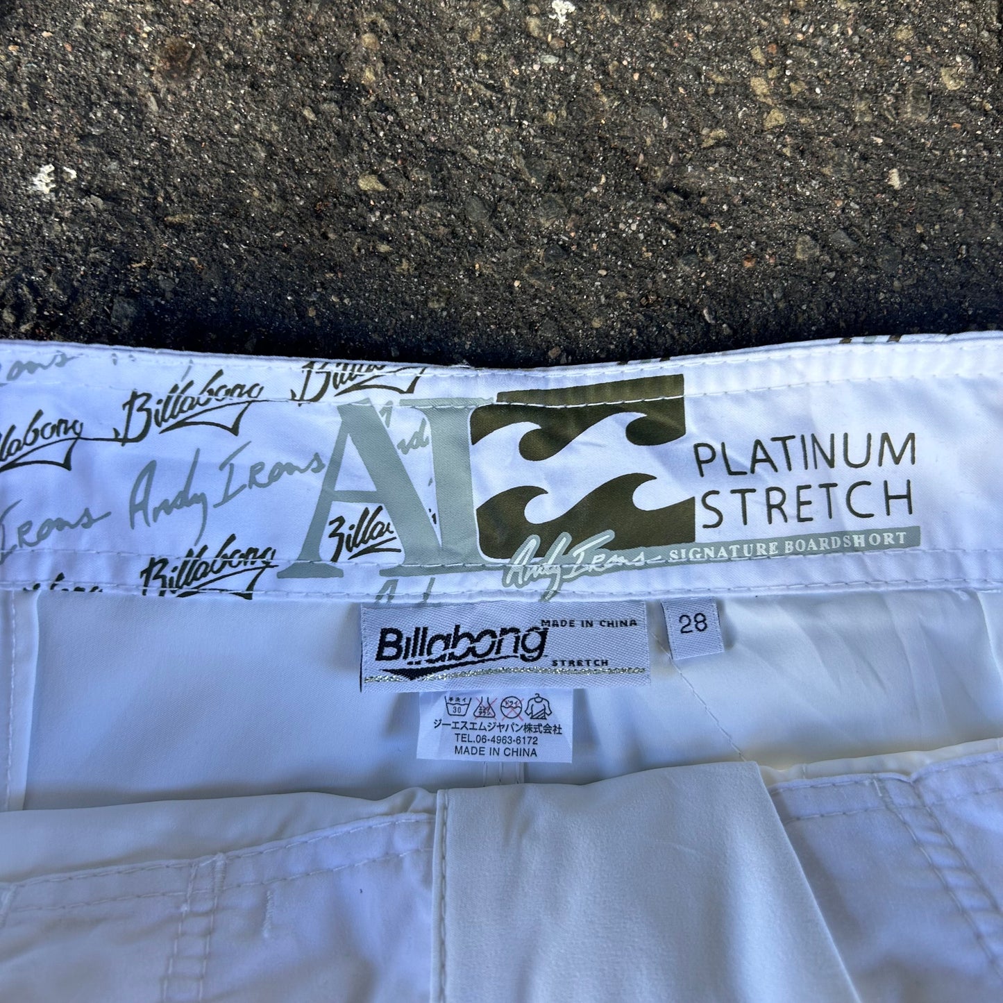 Vintage Andy Irons Billabong Boardshorts W28-30