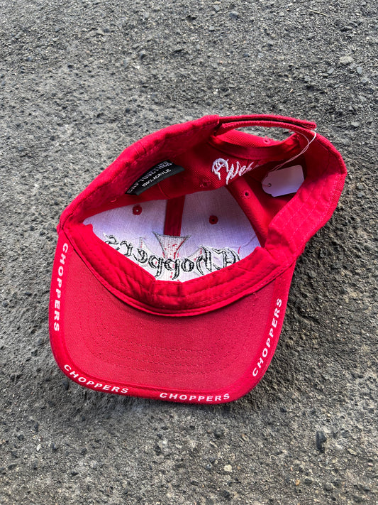 Choppers cap - red Y2K