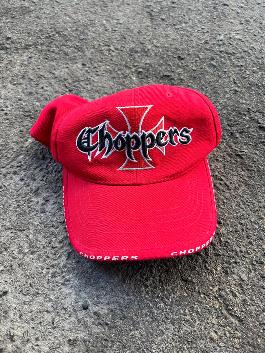Choppers cap - red Y2K
